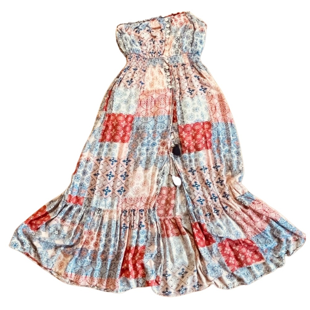 Dress Forum, women's strapless summer dress, size small,
